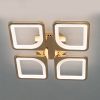 Світлодіодна Led-люстра з пультом на 4 квадрати, освітлення до 10 м² (S8060/4G)