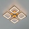 Світлодіодна Led-люстра з пультом на 4 квадрати, освітлення до 10 м² (S8060/4G)