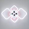 Светодиодная Led люстра с пультом 70Wt белая до 15 м² модель 1178/2+2 Wh