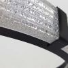 Сучасна LED-люстра-кільце MB240118/60BK (Чорна, 60 см)