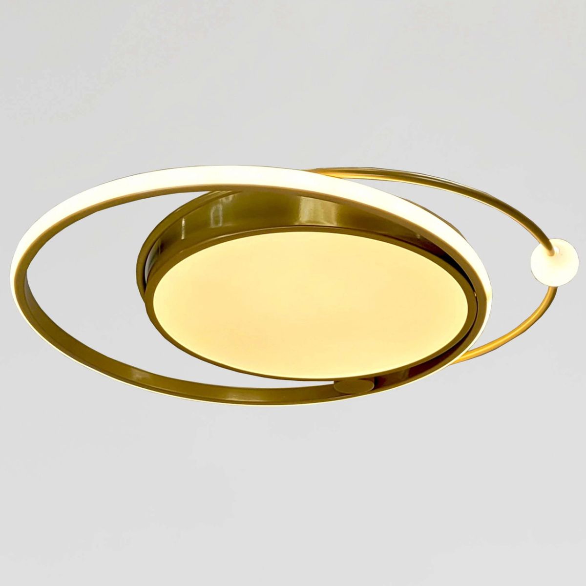 Сучасна LED люстра до 18м² з пультом та трирежимним освітленням 78W (2469/600GD)