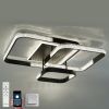 Світлодіодна Led люстра до 25м² з пультом керування LUMINARIA AKRILIKA SQUARE 130W 4S BLACK