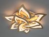 Світлодіодна LED люстра до 25 м² для великої кімнати з пультом (8146/6+3G LED 3color)