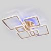 Сучасна LED люстра до 25м² у золотому корпусі 115 Вт Diasha (A8160/6G)