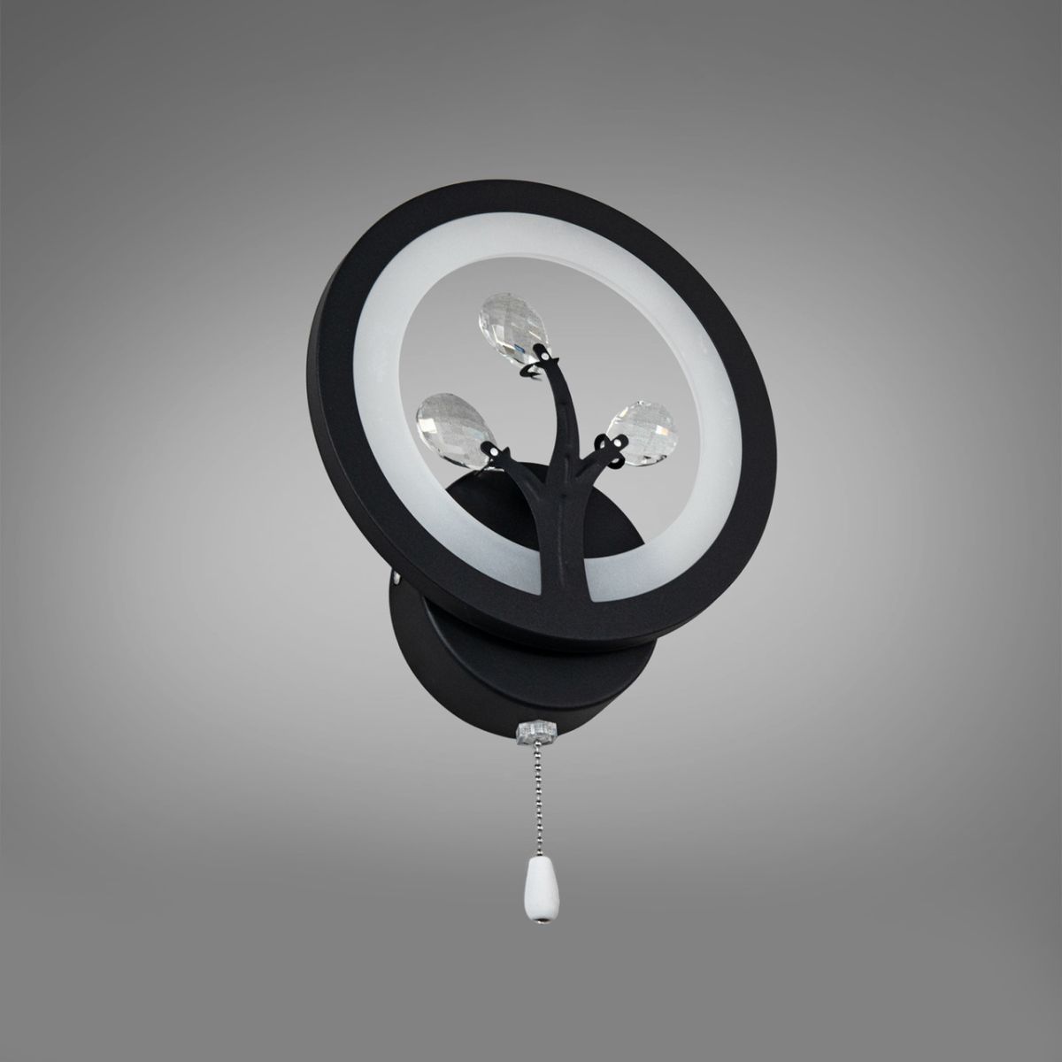 Настінне чорне Led-Бра 8135/1BK
