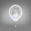 Настінне біле Led-Бра круглої форми 8135/1WH