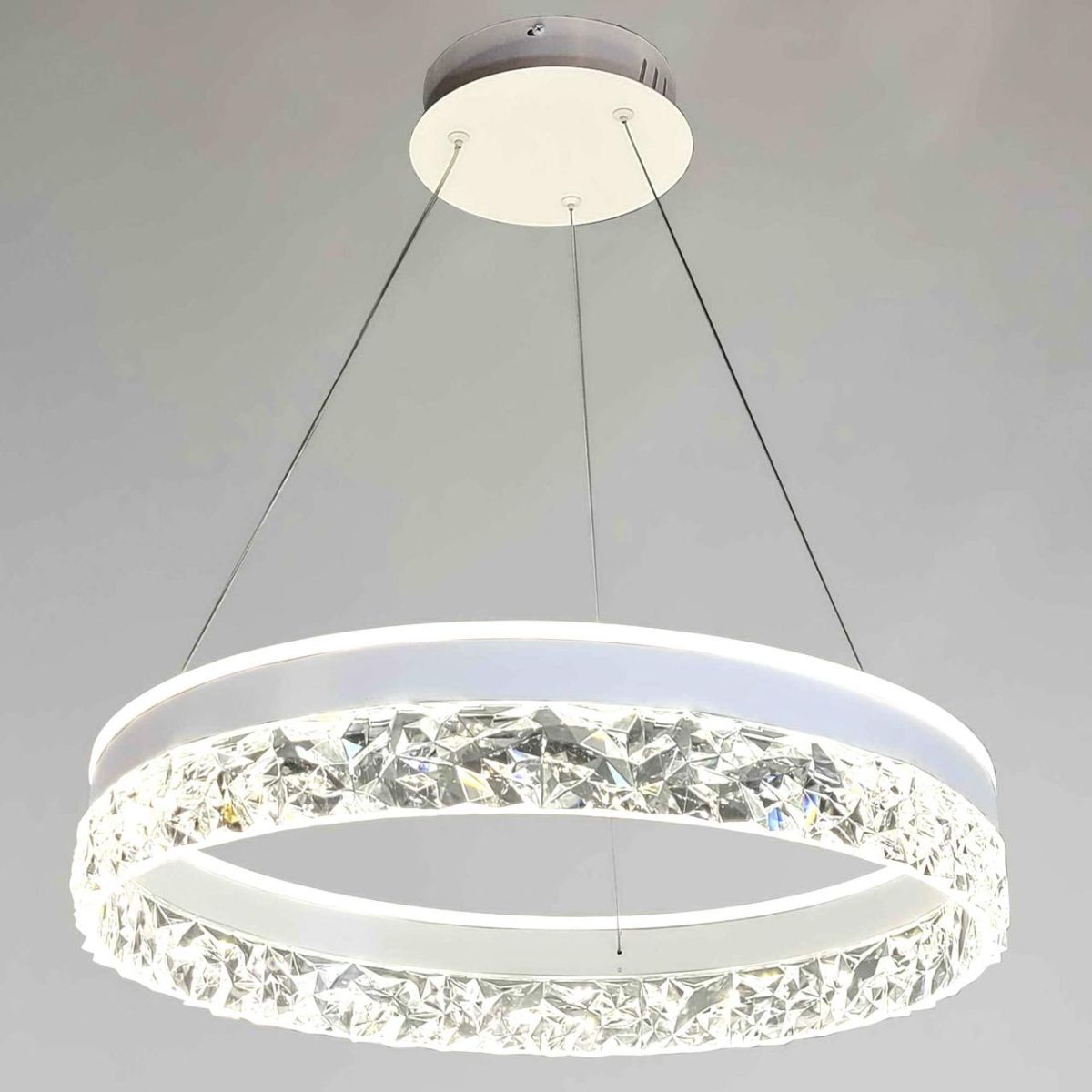 Підвісна Led люстрабіле кільце (MD230327WH)