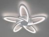 Сучасна Led люстра до 18 м² у формі зірки з димером (2445/5WH dimmer)