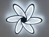 Сучасна Led люстра до 20 м² у формі зірки з димером (2445/6BK dimmer)