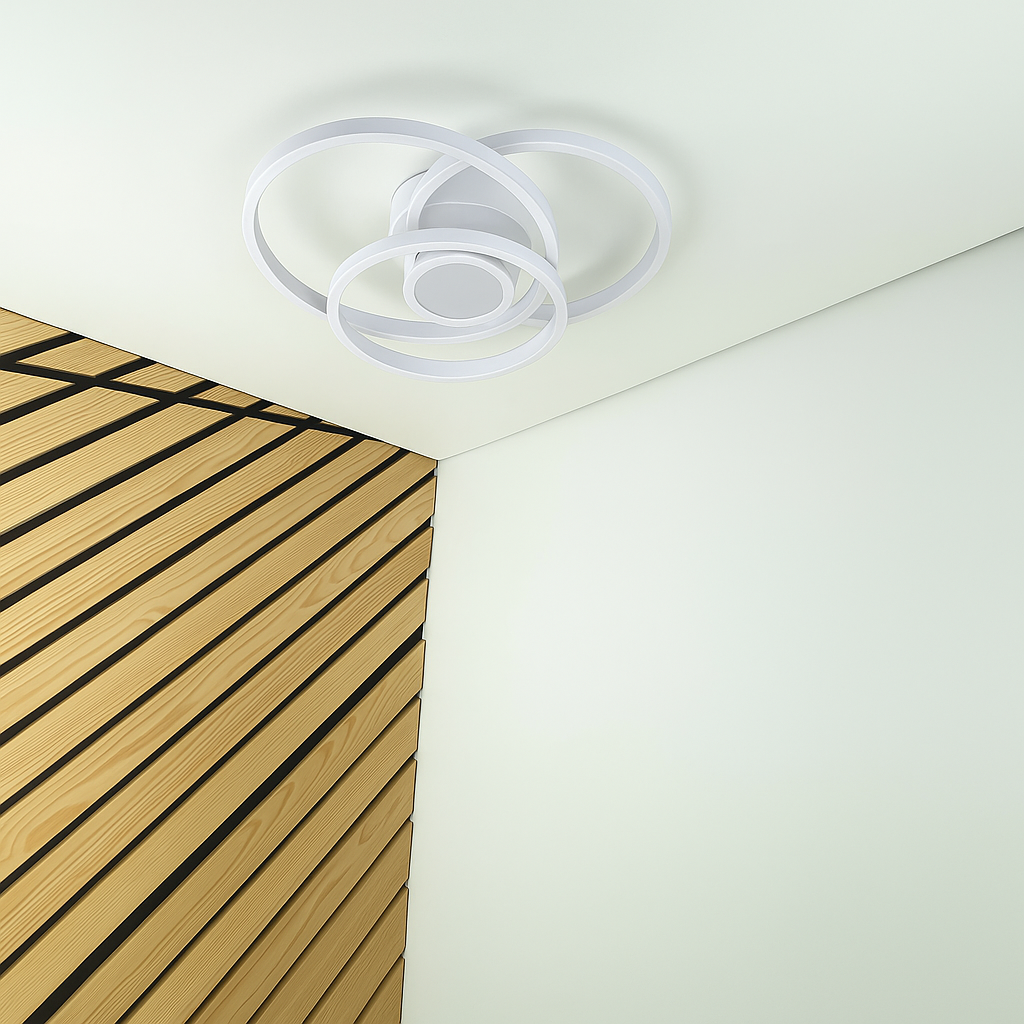 Led люстра 100W з пультом у білому кольорі освітлення до 20 м² FORSAGE