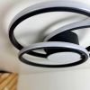 Світлодіодна Led люстра 100W з пультом, чорна, освітлення до 20 м² FORSAGE