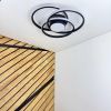 Світлодіодна Led люстра 100W з пультом, чорна, освітлення до 20 м² FORSAGE