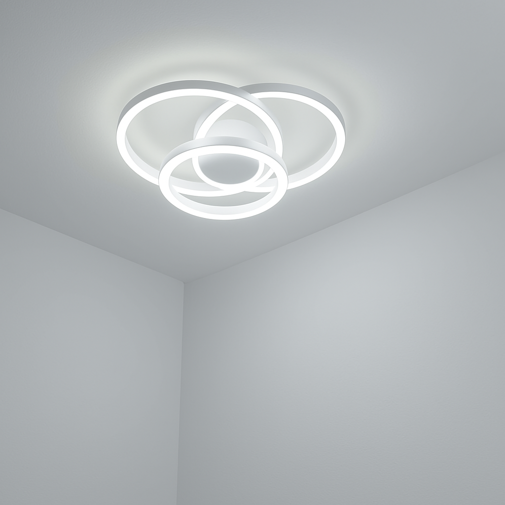 Led люстра 100W з пультом у білому кольорі освітлення до 20 м² FORSAGE