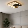 Світлодіодна Led люстра 15 м² чорно-золота 75W (9305/S PLG+BK)