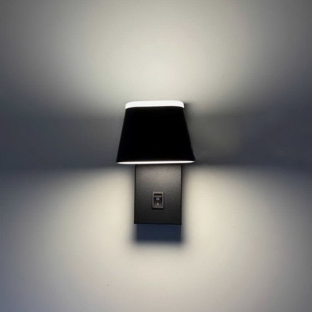 Чорний настінний Led-світильник CROCUS-S VIOLUX 8W 4200K