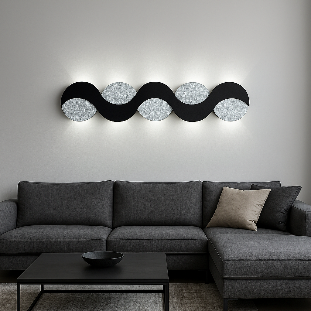 Чорне сучасне Led Бра 40 см (9091/400BK)