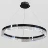 Чорна підвісна Led люстра 50W із акриловим розсіювачем Modern Minimalist Black (2001/60BK)