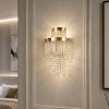 Кришталеве Led бра  у золотому кольорі (376/B WALL GD)