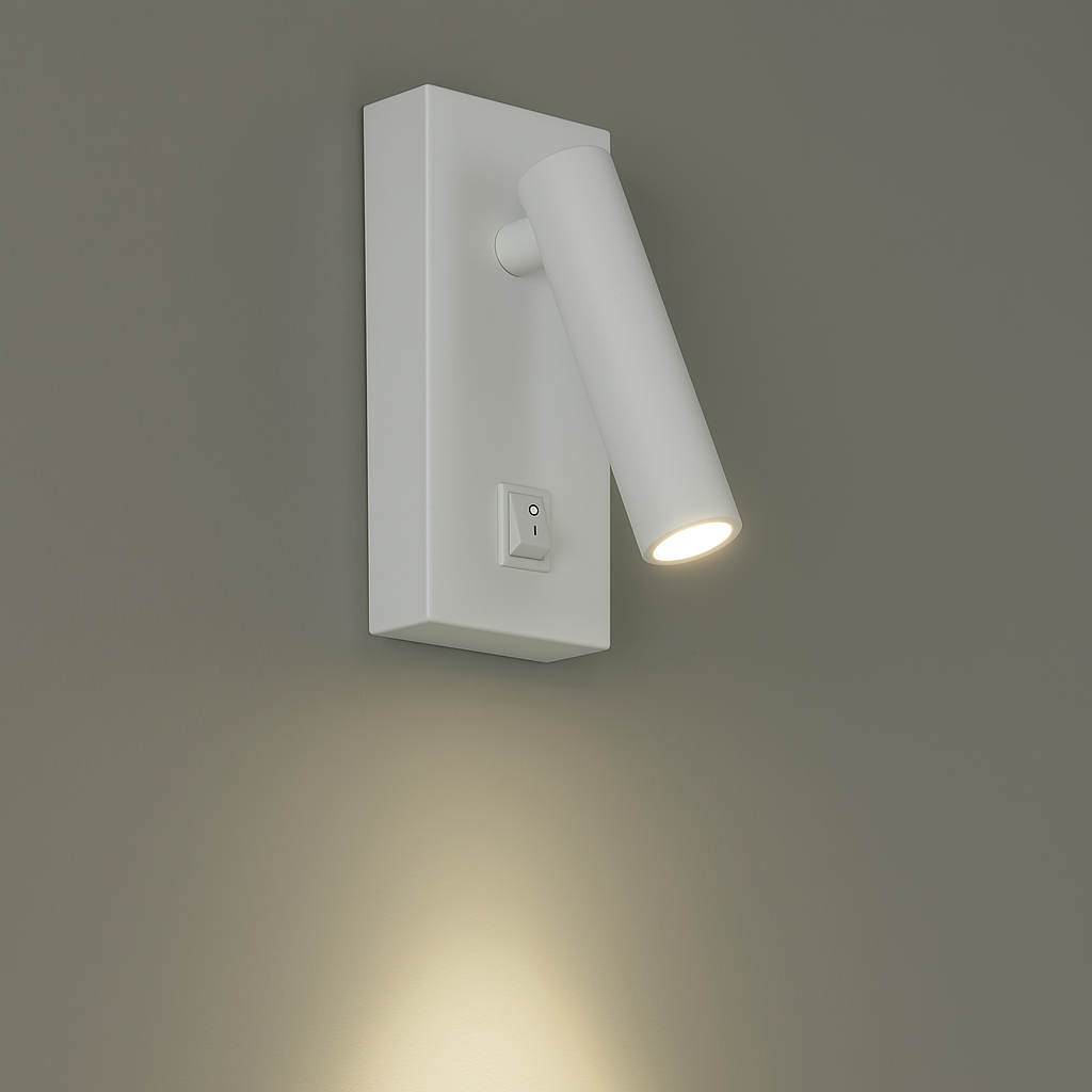 Настінний Led-світильник у білому корпусі з кнопкою включення BITRIX-H VIOLUX 3W 4200K