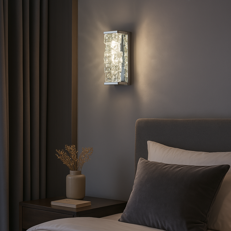 Настінне Led бра в стилі Арт Деко кришталь 88031/290W CH