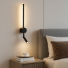 Чорний видовжений настінний Led-світильник POINTER-P VIOLUX 8W 4200K