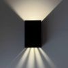 Настінний Led-світильник у чорному корпусі  світить верх вниз 10W 4200K IP65 JOKER 