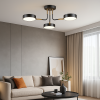 Світлодіодна чорна Led-люстра на 3 плафони, 36W до 10 м² Sirius B N6341/3 BK+COP