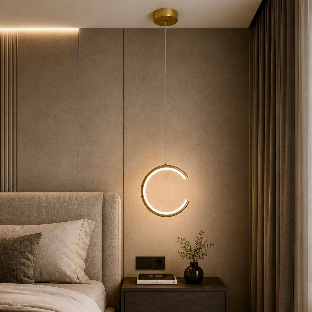 Золотистий LED підвіс 9W з нейтральним світлом (5140/1GD)