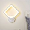 Квадратное Led бра настенное белого цвета TETRA S 22 Вт