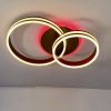 Світлодіодна Led люстра до 18 м² два кільця 55041/2ВВ CF
