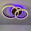 Світлодіодна Led люстра до 18 м² два кільця 55041/2ВВ CF