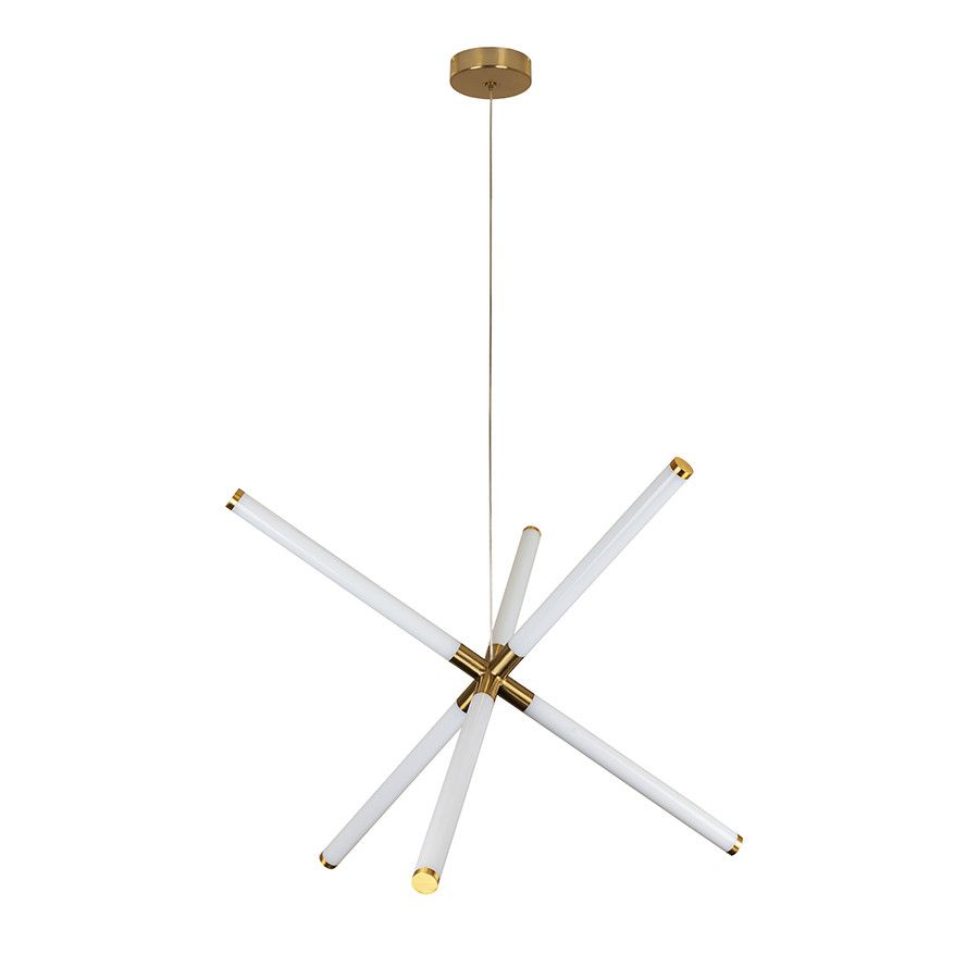 Дизайнерський LED підвіс у стилі мінімалізм "Geometria Bronze" (7813155-1 AB)