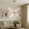 Дизайнерський LED підвіс у стилі мінімалізм "Geometria Bronze" (7813155-1 AB)