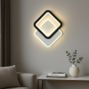 Настінне LED бра квадратної форми в чорно-білому кольорі VIVA (25W, 2S)