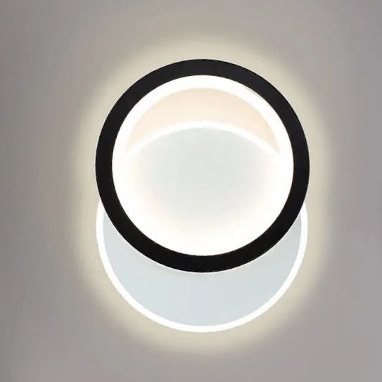 Настінне LED бра в чорно-білому кольорі з регулюванням світла VIVA 2R (25W)