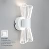 Сучасне настінне бра білого кольору 3 режими освітлення DIO 12W 2Y-WHITE/CLEAR