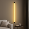 Сучасне настінне LED бра 20W чорна довжина 100 см (A607-100)
