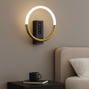 Сучасне світлодіодне LED-бра 16W з димером 6479BK+GD (Чорний / Латунь)