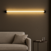 Сучасне настінне LED бра 15W чорна 80 см (A607-80)