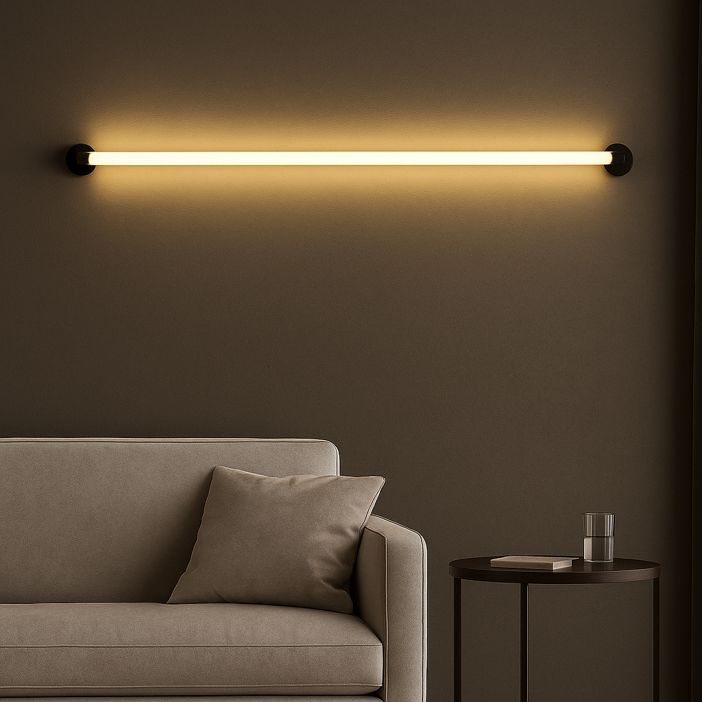 Сучасне настінне LED бра 15W чорна 80 см (A607-80)