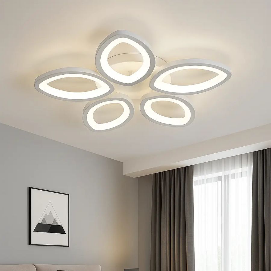 Світлодіодна Led люстра 63W білому кольорі AL6155ARD SOFI