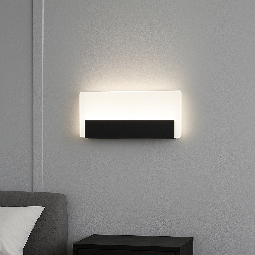 Стильне свiтлодiодне Led-Бра у чорному корпусі MX2224-1BK