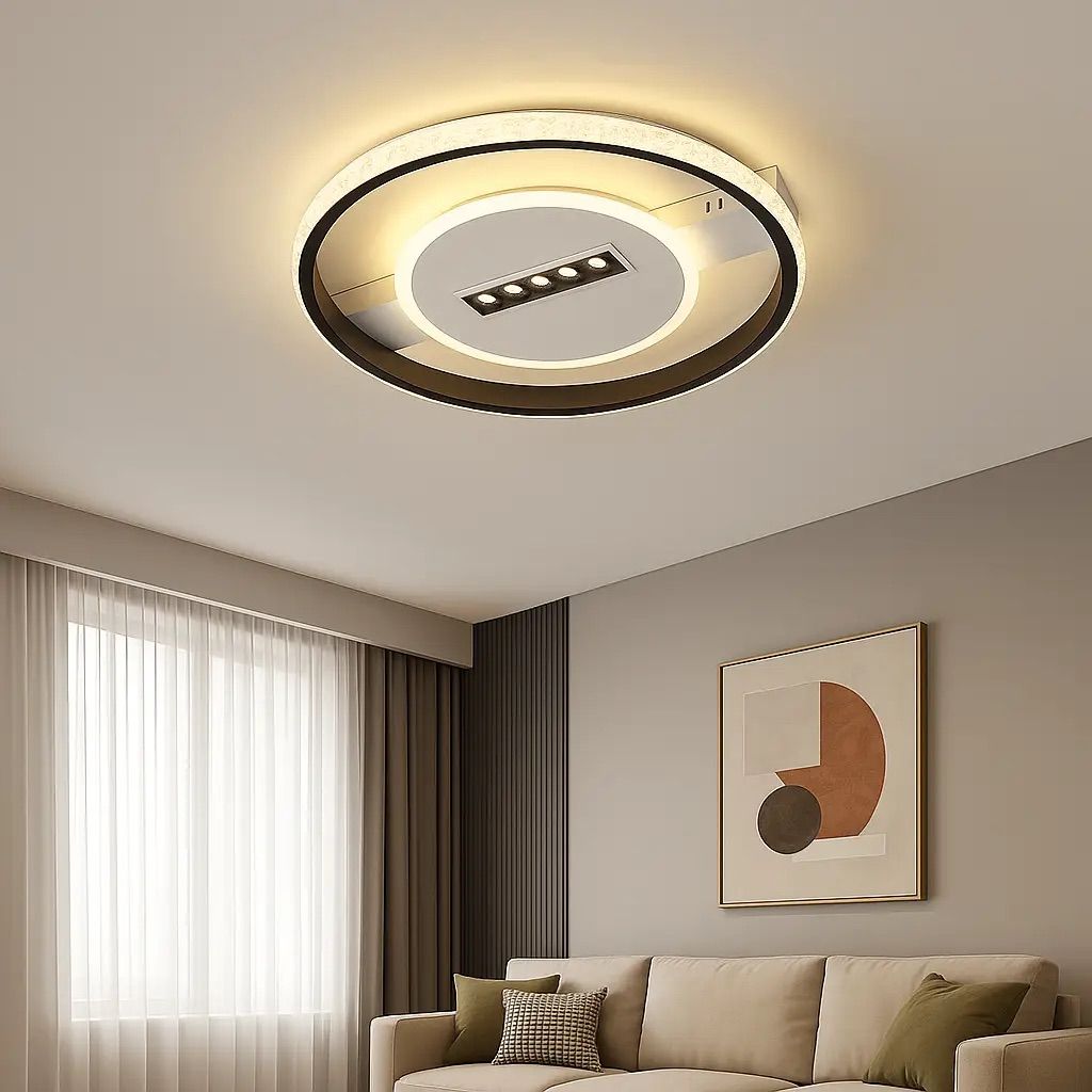 Світлодіодна Led люстра до 16м² круглої форми 40 см Zenith Circle
