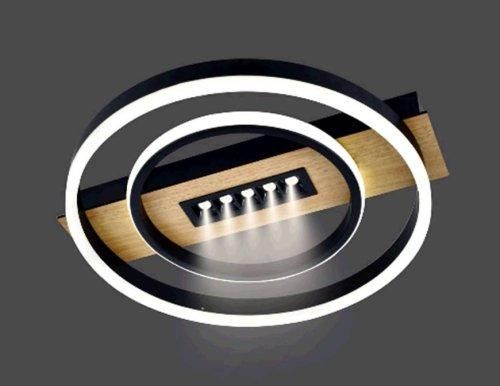 Светодиодная LED люстра до 18 м² с пультом SY-16105/400 BK+Imitation wood