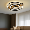 Светодиодная LED люстра до 18 м² с пультом SY-16105/400 BK+Imitation wood