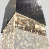 Підвісний світильник GlowCube з ефектом бульбашок чорний корпус (9568/1)
