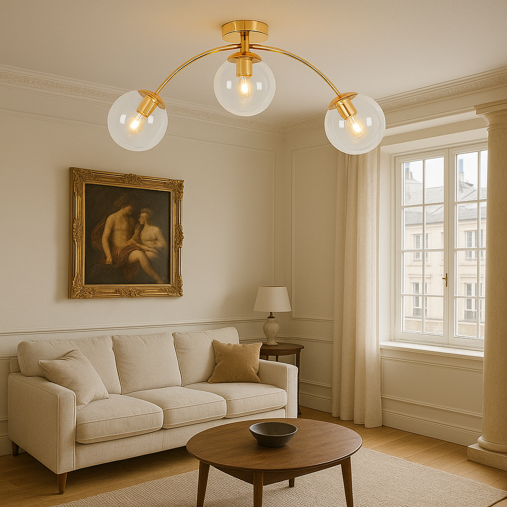 Люстра 7529907-3 GOLD+CL