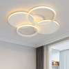 Сучасна Led люстра до 18м² у білому корпусі 90W з пультом  (1165 White)