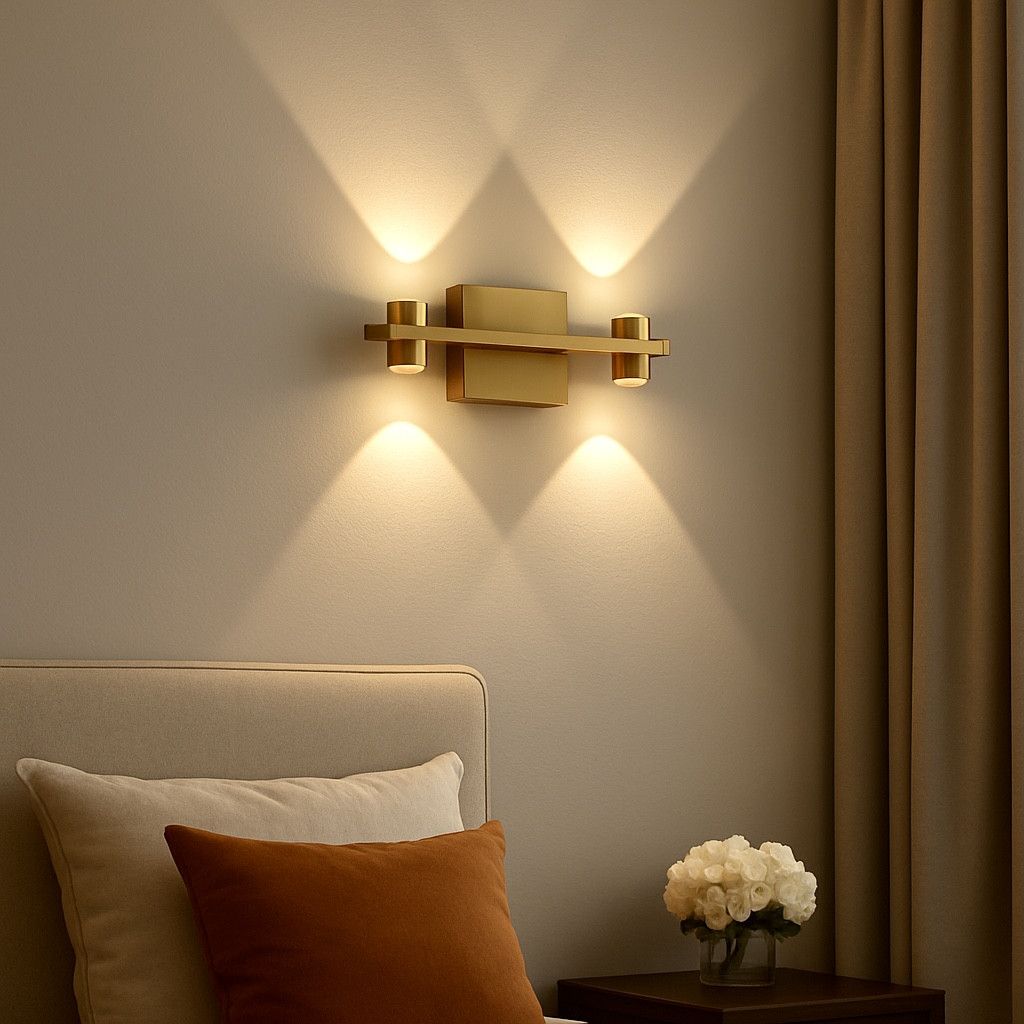 LED-бра Золото, світло вгору та вниз (6340/2GD)