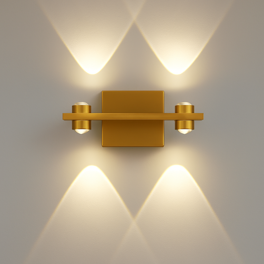 LED-бра Золото, світло вгору та вниз (6340/2GD)